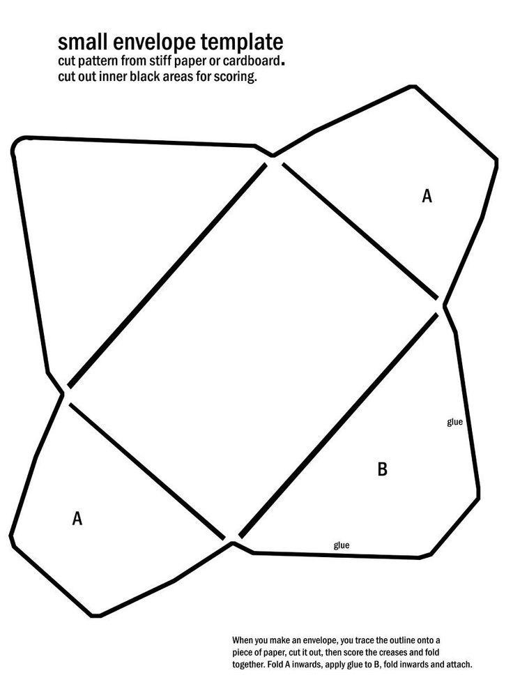 Envelope template